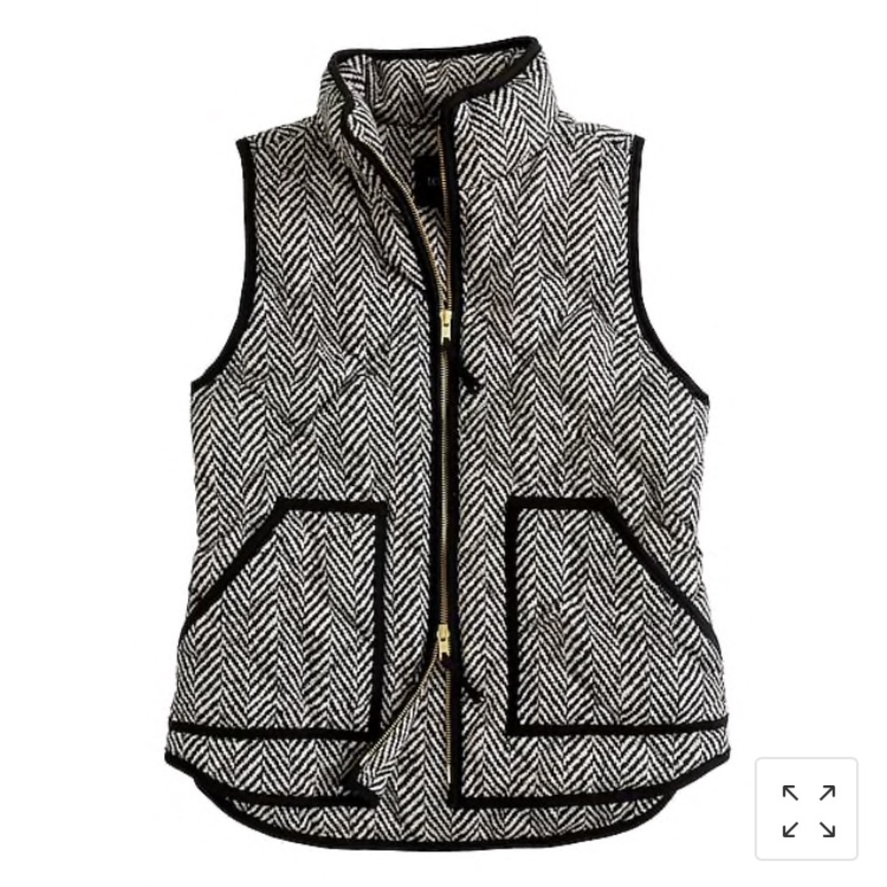 J. Crew Herribone Vest